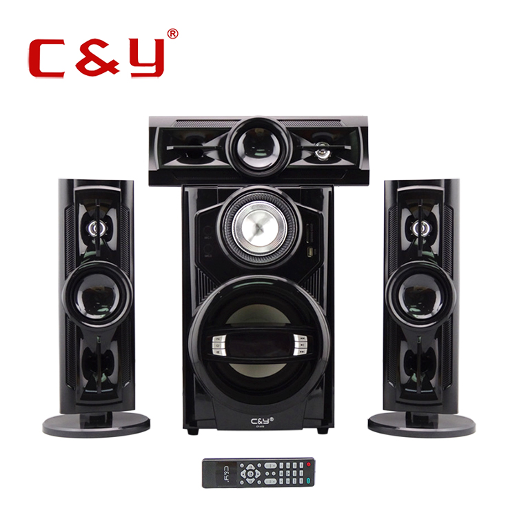 3.1 multimedia stereo home theater speaker system with Bluetooth-compatible FM radio C&Y A18